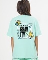 Shop Women's Green Anti Gravity Minion Graphic Printed Oversized T-shirt-Design