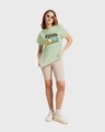 Shop Women's Green Avoiding Responsibilities Graphic Printed Boyfriend T-shirt-Design