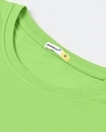 Shop Women's Green Balanced Diet Typography Boyfriend T-shirt
