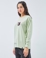 Shop Women's Green Better & Better Graphic Printed Oversized T-shirt-Design