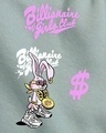 Shop Women's Green Billionaire Girls Club Graphic Printed Oversized Hoodie