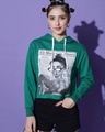 Shop Women's Green But Focus On The Women Graphic Printed Hoodie-Front