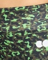 Shop Women's Green Camouflage Slim Fit Tights