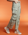 Shop Women's Green Cargo Jeans-Design