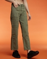 Shop Women's Green Carpenter Jeans-Design