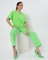 Shop Women's Green Chilled Out Oversized T-shirt