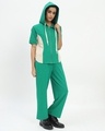 Shop Women's Green Color Block Co-ordinates-Full