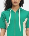 Shop Women's Green Color Block Co-ordinates