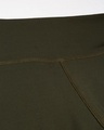 Shop Women's Green Color Block Skinny Fit Tights