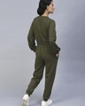 Shop Women's Green Cutout Tracksuit-Full