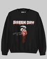 Shop Women's Black Green Day Printed Regular Fit Sweatshirt-Full