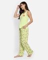 Shop Women's Green Donuts & Fruits Printed Nightsuit-Full