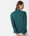 Shop Women's Green Embroidered Cotton Jersey Jacket-Design