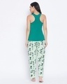 Shop Women's Green Flamingo & Leaves Printed Nightsuit-Design