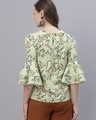 Shop Women's Green Floral Printed Top-Full