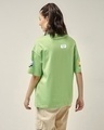 Shop Women's Green Friends Quotes Graphic Printed Oversized T-shirt-Design