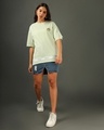 Shop Women's Green Friends Tape Graphic Printed Oversized T-shirt-Full