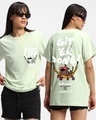Shop Women's Green Get it Done Graphic Printed Boyfriend T-shirt-Front