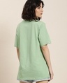 Shop Women's Green Graphic Printed Oversized T-shirt-Design