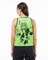 Shop Women's Green Harley Quinn Graphic Printed Tank Top-Design