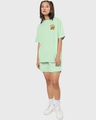 Shop Women's Green Harry's House Graphic Printed Oversized T-shirt