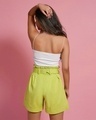 Shop Women's Green High-Rise Shorts-Design