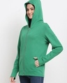 Shop Women's Green Hoodie-Design