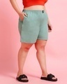 Shop Women's Green Plus Size Boxer Shorts-Design