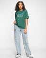 Shop Women's Green Kranti Kaari Typography Oversized T-shirt