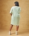 Shop Women's Green Lola Pose Graphic Printed Oversized Plus Size T-Shirt Dress-Design