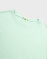 Shop Women's Green Mess Typography Oversized T-shirt