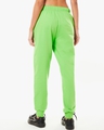 Shop Women's Green Mickey Typography Joggers-Design