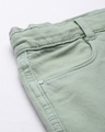 Shop Women's Green Mini Denim Skirt