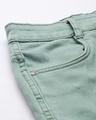 Shop Women's Green Mini Denim Skirt