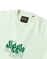 Shop Women's Green Money Don't Jiggle Graphic Printed Oversized Sweatshirt