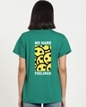 Shop Women's Green No Hard Feelings Graphic Printed Boyfriend T-shirt-Design
