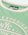 Shop Women's Green NYC Graphic Printed Oversized T-shirt
