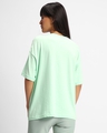 Shop Women's Green Oversized Fit T-shirt-Design