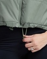 Shop Women's Green Oversized Gilet Jacket