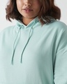 Shop Women's Green Oversized Plus Size Hoodies