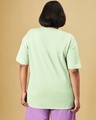 Shop Women's Green Oversized Plus Size T-shirt-Design