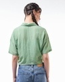 Shop Women's Green Cargo Crop Shirt-Design
