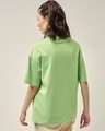 Shop Women's Green Oversized T-shirt-Full