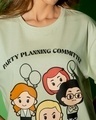Shop Women's Green Party Planning Committee Graphic Printed Boyfriend T-shirt-Full