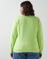 Shop Women's Green Plus Size Sweatshirt-Design