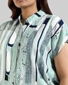 Shop Women's Blue Plus Size Shirt-Full