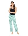 Shop Women's Green Printed Pyjamas