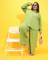 Shop Women's Green Relaxed Fit Plus Size Shirt