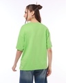 Shop Women's Green Self Love Graphic Printed Oversized T-shirt-Full