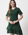 Shop Women's Green Sheath Dress-Front